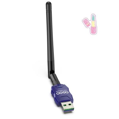 Class 1 Long Range Bluetooth Adapter for PC, QGOO USB Bluetooth Adapter for PC 5.3+EDR, Dongle Receiver Support Windows10/8.1/8/7blue-148