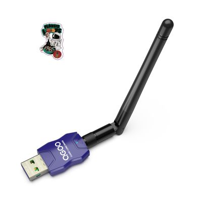Class 1 Long Range Bluetooth Adapter for PC, QGOO USB Bluetooth Adapter for PC 5.3+EDR, Dongle Receiver Support Windows10/8.1/8/7blue-164