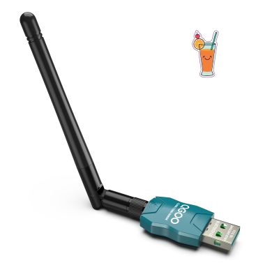 Class 1 Long Range Bluetooth Adapter for PC, QGOO USB Bluetooth Adapter for PC 5.3+EDR, Dongle Receiver Support Windows10/8.1/8/7green-222