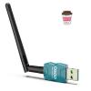 Class 1 Long Range Bluetooth Adapter for PC, QGOO USB Bluetooth Adapter for PC 5.3+EDR, Dongle Receiver Support Windows10/8.1/8/7green-208 view 1