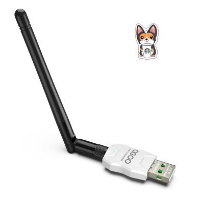 Class 1 Long Range Bluetooth Adapter for PC, QGOO USB Bluetooth Adapter for PC 5.3+EDR, Dongle Receiver Support Windows10/8.1/8/7white-033