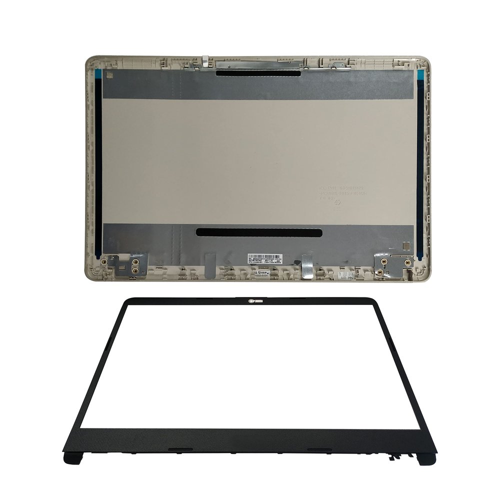 Laptop Replacement Shell Compatible for HP 240 G8 245 G8 246 G8 14-CF0013DX 14-DK0002DX 14-DK0028WM (LCD Top Cover Gold and Bezel Case)