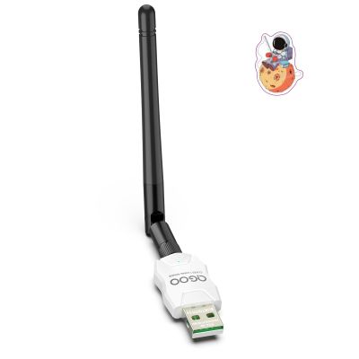 Class 1 Long Range Bluetooth Adapter for PC, QGOO USB Bluetooth Adapter for PC 5.3+EDR, Dongle Receiver Support Windows10/8.1/8/7white-142