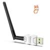 Class 1 Long Range Bluetooth Adapter for PC, QGOO USB Bluetooth Adapter for PC 5.3+EDR, Dongle Receiver Support Windows10/8.1/8/7white-246 view 1