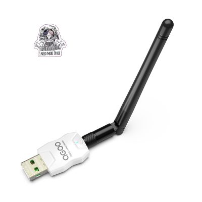 Class 1 Long Range Bluetooth Adapter for PC, QGOO USB Bluetooth Adapter for PC 5.3+EDR, Dongle Receiver Support Windows10/8.1/8/7white-094