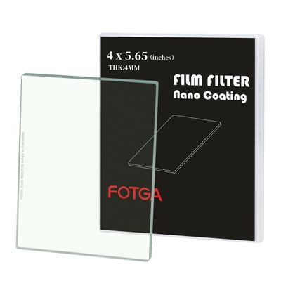 Fotga 4x5.65 Inch 1/8 Stop Black Diffusion Square Filter, Mist Dreamy Cinematic Effec Filter for Cinematic Video Vlog Portrait