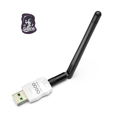 Class 1 Long Range Bluetooth Adapter for PC, QGOO USB Bluetooth Adapter for PC 5.3+EDR, Dongle Receiver Support Windows10/8.1/8/7white-213