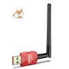 Class 1 Long Range Bluetooth Adapter for PC, QGOO USB Bluetooth Adapter for PC 5.3+EDR, Dongle Receiver Support Windows10/8.1/8/7red-237 view 1