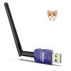 Class 1 Long Range Bluetooth Adapter for PC, QGOO USB Bluetooth Adapter for PC 5.3+EDR, Dongle Receiver Support Windows10/8.1/8/7blue-035 view 1