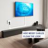 Cord Cover Wall Raceway Kit - 157" Cable Concealer, Wire Hiders for TV Wall Mounting and Wire Management, Beige view 3