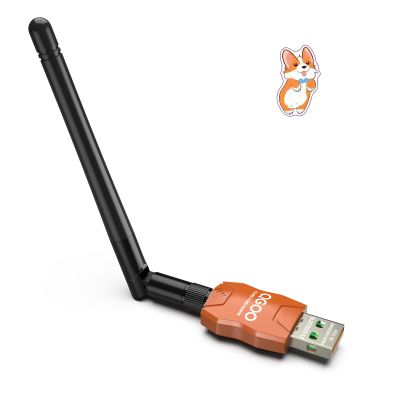 Class 1 Long Range Bluetooth Adapter for PC, QGOO USB Bluetooth Adapter for PC 5.3+EDR, Dongle Receiver Support Windows10/8.1/8/7orange-219
