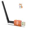 Class 1 Long Range Bluetooth Adapter for PC, QGOO USB Bluetooth Adapter for PC 5.3+EDR, Dongle Receiver Support Windows10/8.1/8/7orange-200 view 1