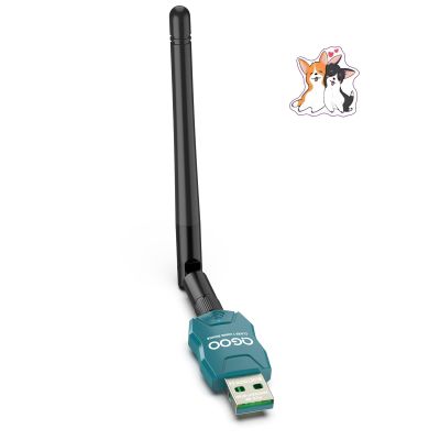 Class 1 Long Range Bluetooth Adapter for PC, QGOO USB Bluetooth Adapter for PC 5.3+EDR, Bluetooth Dongle Bluetooth Receiver Support Windows10/8.1/8/7green-040