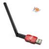 Class 1 Long Range Bluetooth Adapter for PC, QGOO USB Bluetooth Adapter for PC 5.3+EDR, Dongle Receiver Support Windows10/8.1/8/7red-050 view 1