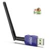 Class 1 Long Range Bluetooth Adapter for PC, QGOO USB Bluetooth Adapter for PC 5.3+EDR, Dongle Receiver Support Windows10/8.1/8/7blue-030 view 1