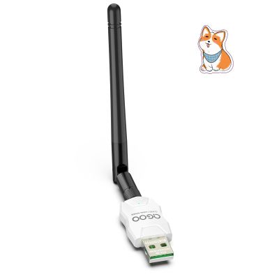 Class 1 Long Range Bluetooth Adapter for PC, QGOO USB Bluetooth Adapter for PC 5.3+EDR, Dongle Receiver Support Windows10/8.1/8/7white-226