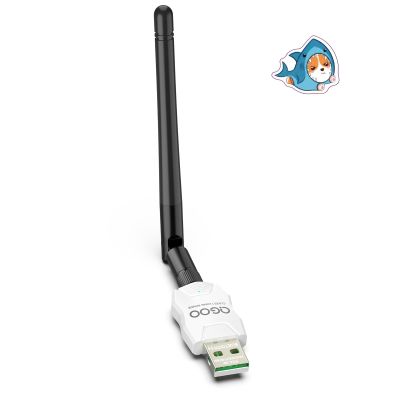 Class 1 Long Range Bluetooth Adapter for PC, QGOO USB Bluetooth Adapter for PC 5.3+EDR, Dongle Receiver Support Windows10/8.1/8/7white-220