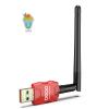 Class 1 Long Range Bluetooth Adapter for PC, QGOO USB Bluetooth Adapter for PC 5.3+EDR, Dongle Receiver Support Windows10/8.1/8/7red-142 view 1