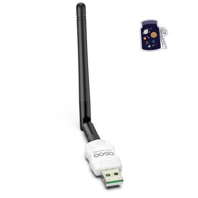 Class 1 Long Range Bluetooth Adapter for PC, QGOO USB Bluetooth Adapter for PC 5.3+EDR, Dongle Receiver Support Windows10/8.1/8/7white-085
