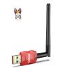 Class 1 Long Range Bluetooth Adapter for PC, QGOO USB Bluetooth Adapter for PC 5.3+EDR, Dongle Receiver Support Windows10/8.1/8/7red-012 view 1