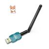 Class 1 Long Range Bluetooth Adapter for PC, QGOO USB Bluetooth Adapter for PC 5.3+EDR, Dongle Receiver Support Windows10/8.1/8/7green-001 view 1
