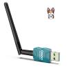 Class 1 Long Range Bluetooth Adapter for PC, QGOO USB Bluetooth Adapter for PC 5.3+EDR, Dongle Receiver Support Windows10/8.1/8/7green-015 view 1