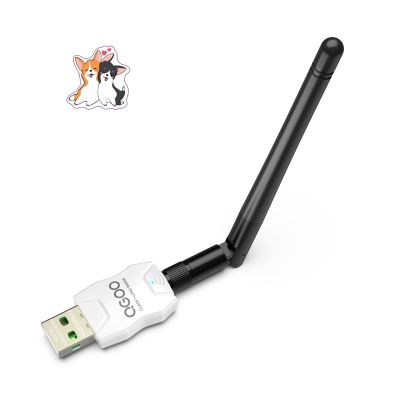 Class 1 Long Range Bluetooth Adapter for PC, QGOO USB Bluetooth Adapter for PC 5.3+EDR, Dongle Receiver Support Windows10/8.1/8/7white-057