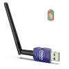 Class 1 Long Range Bluetooth Adapter for PC, QGOO USB Bluetooth Adapter for PC 5.3+EDR, Dongle Receiver Support Windows10/8.1/8/7blue-172 view 1