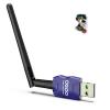 Class 1 Long Range Bluetooth Adapter for PC, QGOO USB Bluetooth Adapter for PC 5.3+EDR, Dongle Receiver Support Windows10/8.1/8/7blue-167 view 1