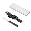 Aluminum Alloy NGFF to USB3.1 Type-C M.2 SSD Hard Disk Case Adapter External Enclosure Box Transfer Rate 6Gb/S Accessory Part view 2