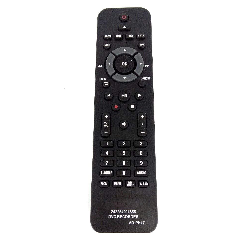 AD-PH17 Replacement For Philips DVD Recorder Remote control 24225490185 Fernbedienung