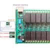 Eletechsup 32Ch DC 12V 20A High Current Ethernet/RS485 Relay Module RJ45 Network Port TCP/IP Modbus RTU Board (4 x 12V Network Port) view 4