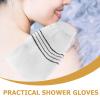 Cabilock 20pcs Disposable Exfoliating Shower Gloves Double-sided Bathing Mitts for Body Scrub Easy to Use Bath Gloves for Home Salon Travel and Spa view 3