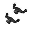ThtRht 2 Pack 17mm Ball Mount Splitter Adapter 1 to 2 Head Joint Extension Connector Base for Dual Socket Stand Arm Bracket Clamp Clip Car Mobile Phone Holder Car Dashboard Phone Tablet Cam view 1