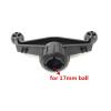 ThtRht 2 Pack 17mm Ball Mount Splitter Adapter 1 to 2 Head Joint Extension Connector Base for Dual Socket Stand Arm Bracket Clamp Clip Car Mobile Phone Holder Car Dashboard Phone Tablet Cam view 4