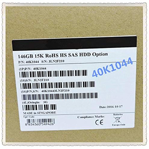 40K1044 26K5842 39R7350 146G 15K SAS 3.5 X3650 Ensure in box. Promised to send in 24 hours