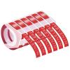 NineLeaf 6 Pack Compatible for Dymo 521202 3D Embossing Label Maker Label Tape 1/2'' 12mm White on Red 3D Plastic Labels for Organizer Xpress Pro, MoTEX E101 E404, Office Mate II view 1