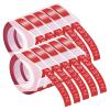 NineLeaf 10 Pack Compatible for Dymo 521202 3D Embossing Label Maker Label Tape 1/2'' 12mm White on Red 3D Plastic Labels for Organizer Xpress Pro, MoTEX E101 E404, Office Mate II view 1