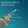 E-link 50Meters 165ft LC to LC Outdoor Armored 6 Core Fiber Patch Cable, 9/125 SM Fiber Optic Cable Single-Mode Fiber Optic Cable Patch Cord Jumper LC-LC Armored Patch Cables LSZH, 5.0mm view 2