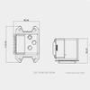 CPU Water Block Water Tank PWM Pump for Intel LGA AMD Ryzen FM1 FM2,I7 I9 Integrated Watercooler ITX Case Kit (for AMD) view 2