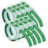 NineLeaf 8 Pack Compatible for Dymo 520103 9mm 3D Embossing Label Maker Tape 3/8'' White on Green 3D Plastic Labels for Organizer Xpress Pro, MoTEX E101 E404, Office Mate II view 1
