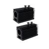 Black all -aluminum waterworking seat Lidar set heat sink bracket Laser fixed bracket for 12mm laser module1.780.91.06 (2pack) view 1