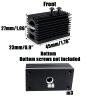 Black all -aluminum waterworking seat Lidar set heat sink bracket Laser fixed bracket for 12mm laser module1.780.91.06 (2pack) view 2