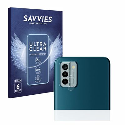 savvies Screen Protector Compatible with Nokia G22 (ONLY Camera) Protection Film Clear 6-Pack