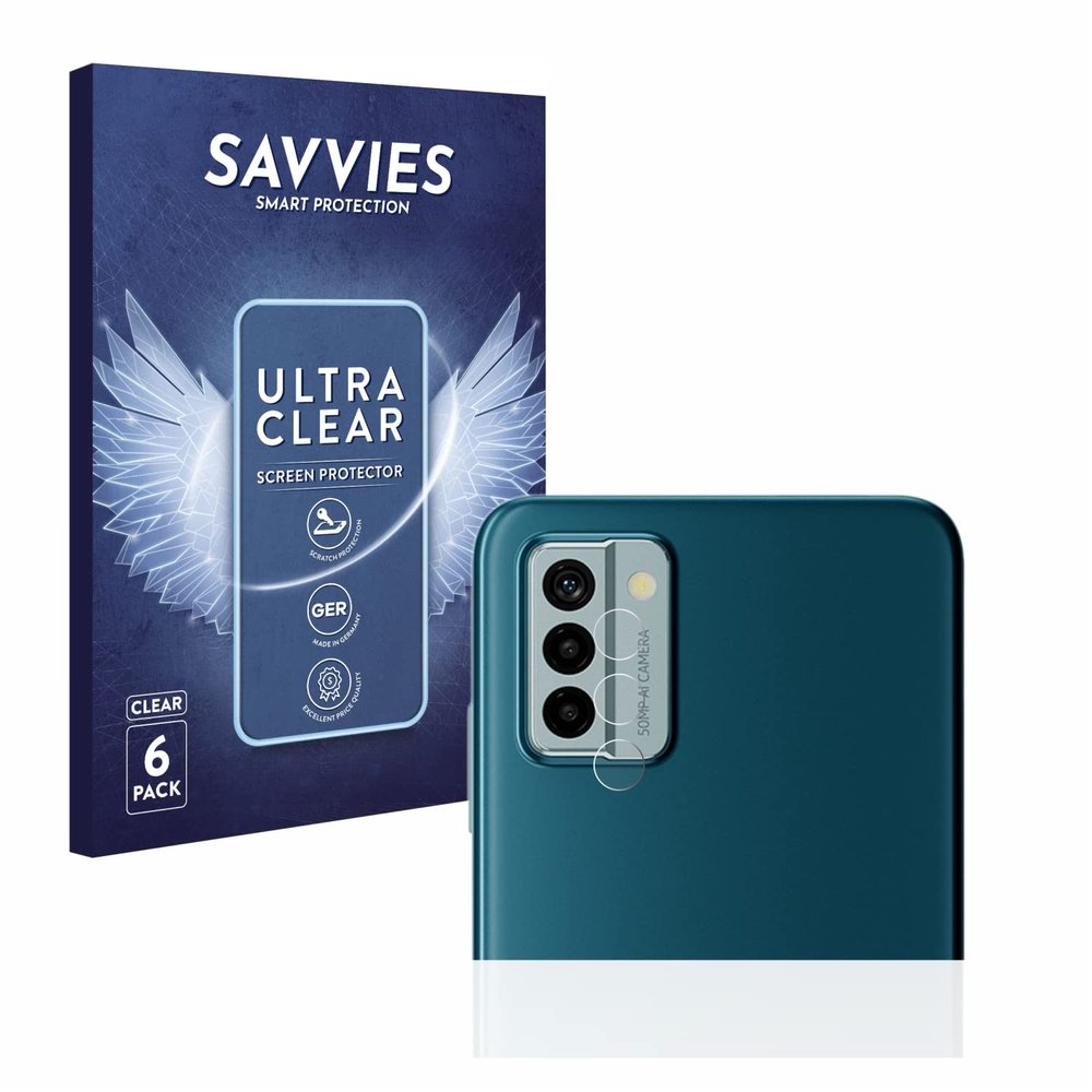 savvies Screen Protector Compatible with Nokia G22 (ONLY Camera) Protection Film Clear 6-Pack