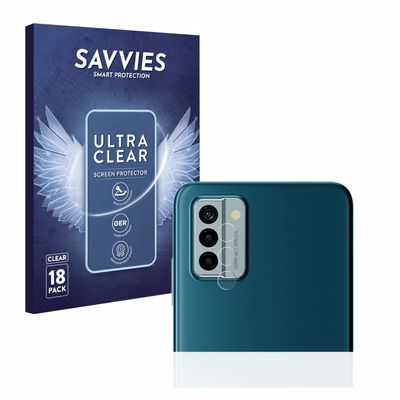 savvies Screen Protector Compatible with Nokia G22 (ONLY Camera) Protection Film Clear 18-Pack