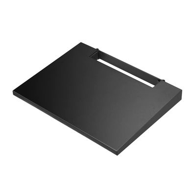 WALL Entertainment Shelf for TV Stand Model V4 - Perfect for DVD/Blu-ray Player, Video Game Console, Digital Video Recorder [DVR], Cable Box - Satin Black