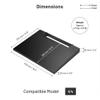 WALL Entertainment Shelf for TV Stand Model V4 - Perfect for DVD/Blu-ray Player, Video Game Console, Digital Video Recorder [DVR], Cable Box - Satin Black view 2
