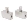 Amp Input Reducer, Pack of 2 Aluminum Alloy High Power Dual 1/0 Gauge to 1/0 Gauge Amplifier Input Reducer for Automobiles Boats And Other Vehicles Audio System Protecting view 2