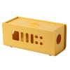 Cable Box Cable Box With cover Rectangular Cable Management Box Household Socket Storage Box Office Cable Management Device Suitable for Hidden Wires and Power Strips Cable Management Box ( Color : Ye view 1